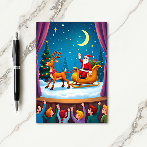 Curtain Call Christmas Card