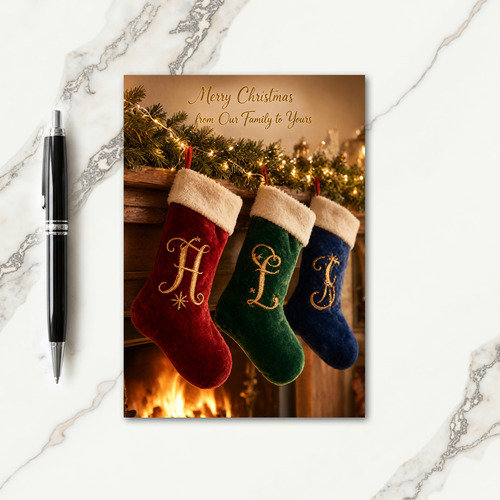 Custom Stockings Card