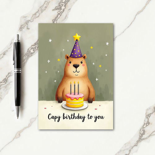 Cute Animal Birthday Card