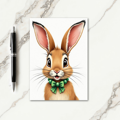 Cute Animal Portrait Card