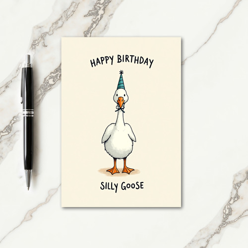 Cute Avian Birthday Card