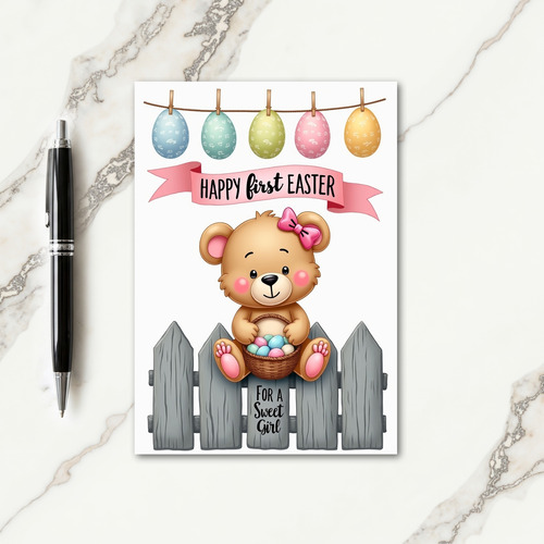 Cute Bear Celebration Card