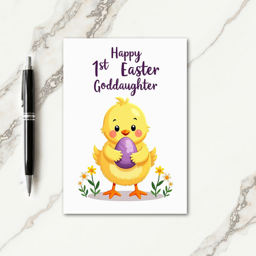 Cute Bird Pattern Holiday Card
