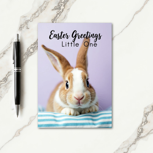 Cute Bunny Easter Greetings Card