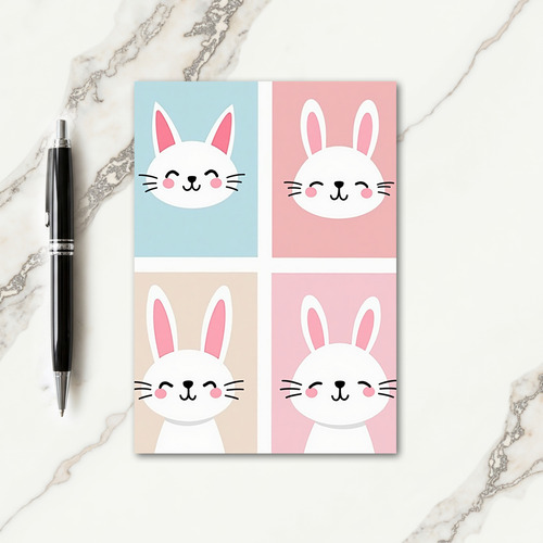 Cute Bunny Friends Card