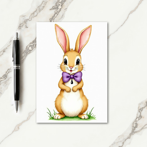 Cute Bunny Greeting Card
