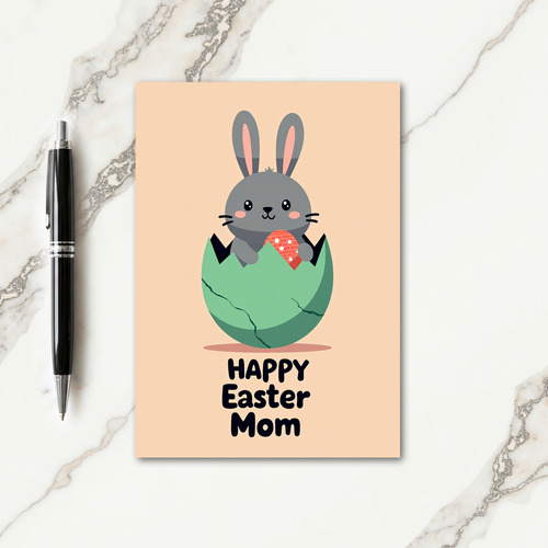 Cute Bunny Mothers Day Card
