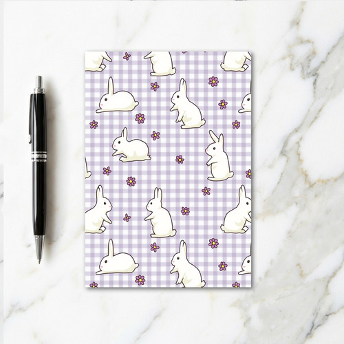 Cute Bunny Pattern Greeting Card