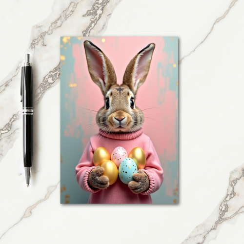 Cute Bunny Spring Offer Card
