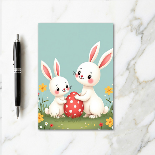 Cute Bunny Surprise Egg Card
