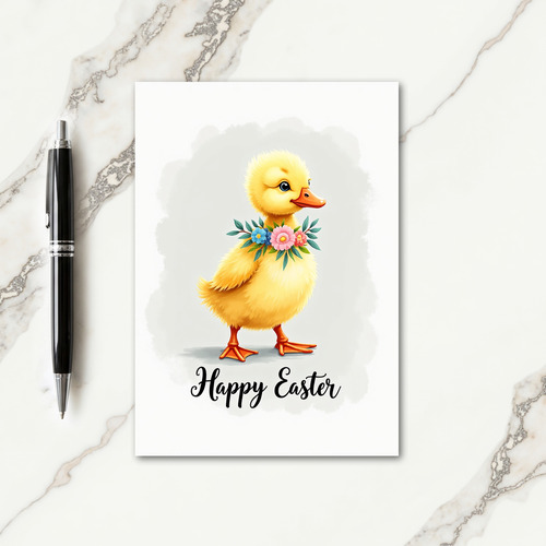 Cute Chick Easter Greeting Card