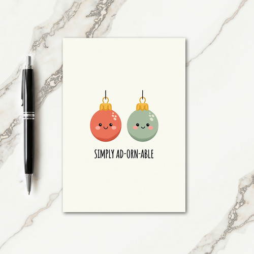 Cute Christmas Decoration Card