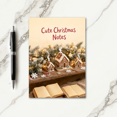 Cute Christmas Notes Card