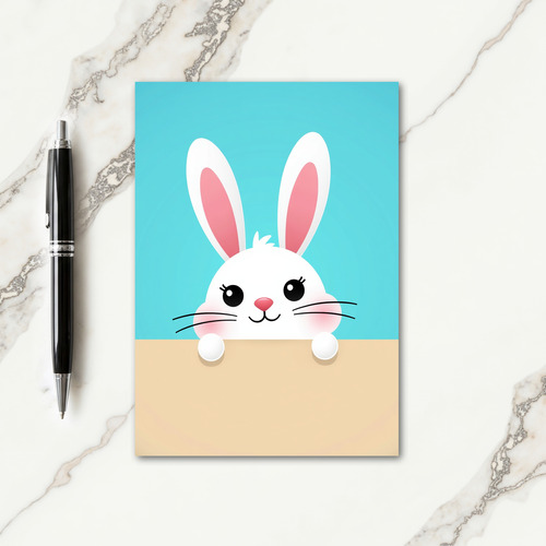 Cute Creature Peekaboo Card