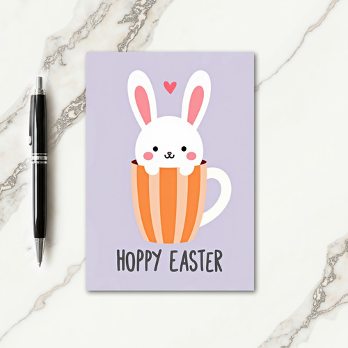Cute Creature Teacup Hello Card