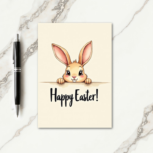 Cute Critter Peekaboo Celebration Card