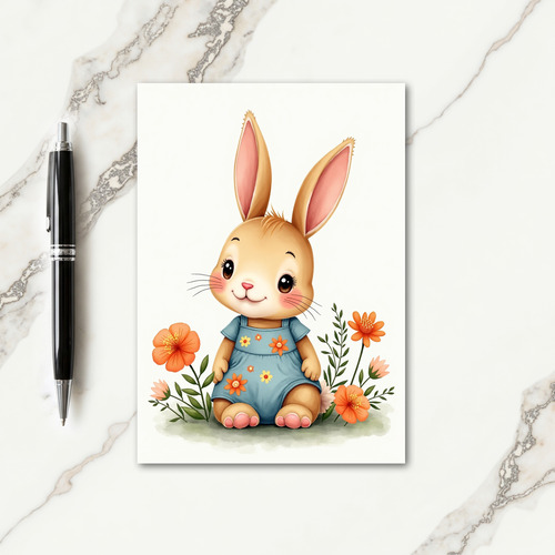 Cute Critter Spring Greeting Card