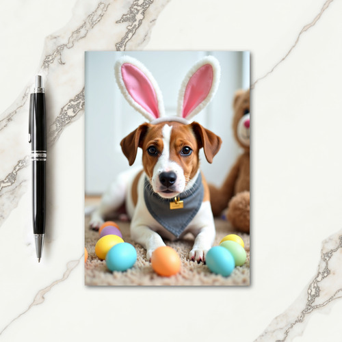 Cute Dog Festive Holiday Card