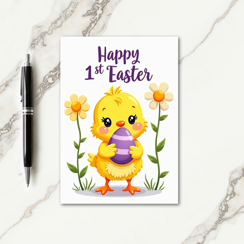 Cute First Easter Greeting Card