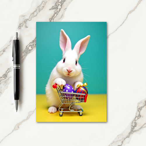 Cute Fluffy Animal Shopping Card