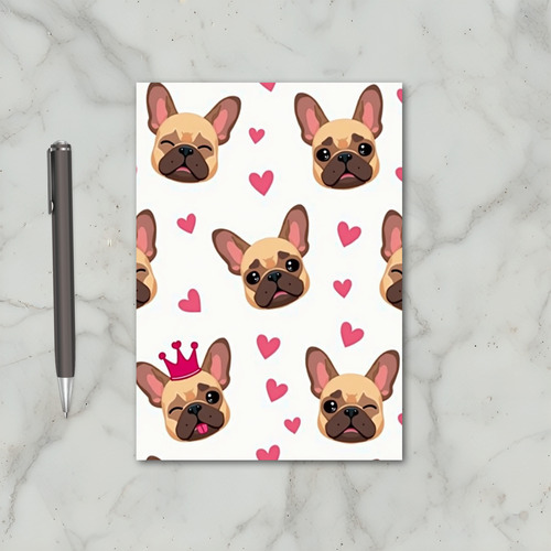Cute French Bulldog Love Card