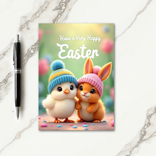 Cute Friends Springtime Card