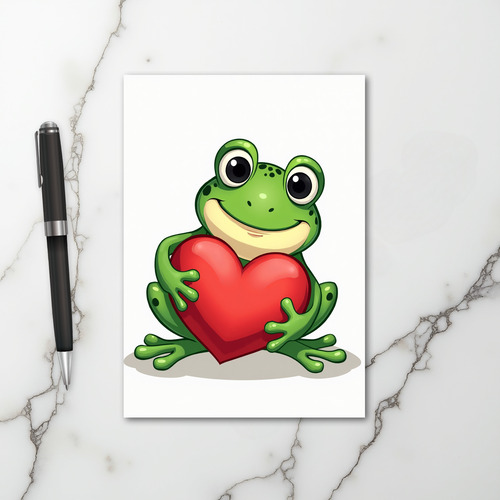 Cute Frog Love Card