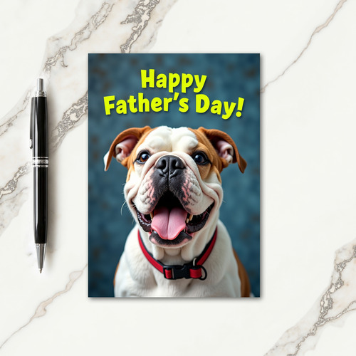 Cute Furry Fathers Day Card