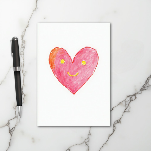 Cute Happy Heart Card