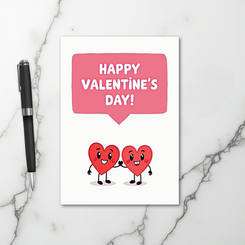 Cute Happy Valentines Day Card