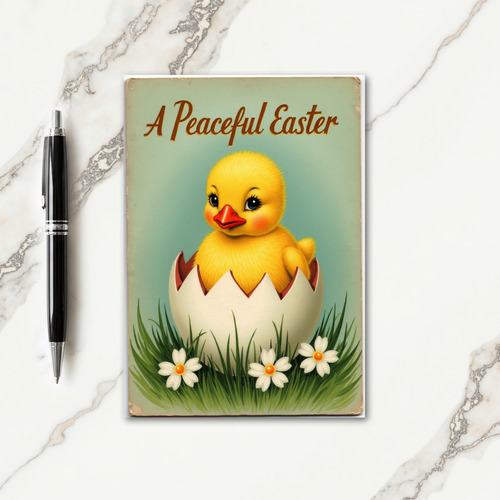 Cute Hatchling Happy Easter Card
