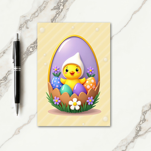 Cute Hatchling Springtime Card