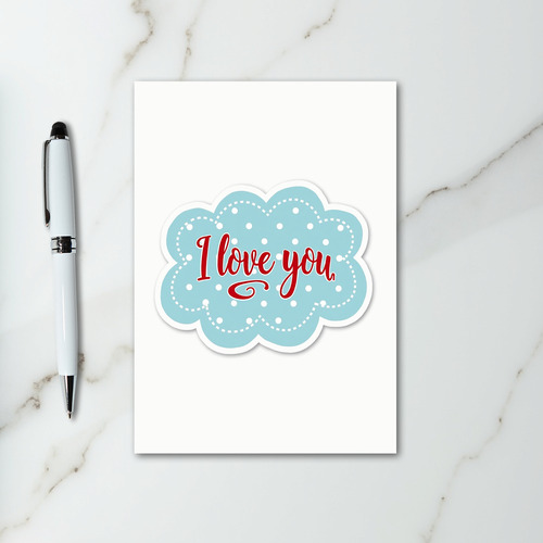 Cute I Love You Greeting Card