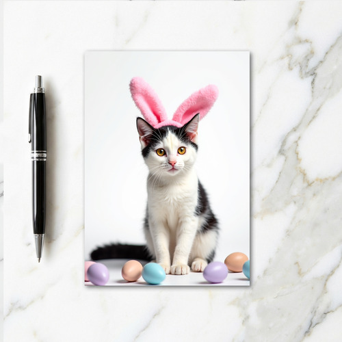 Cute Kitten Festive Season Card