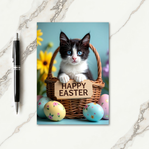 Cute Kitten Holiday Season Card