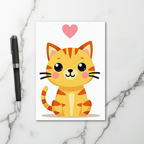 Cute Kitten Love Card