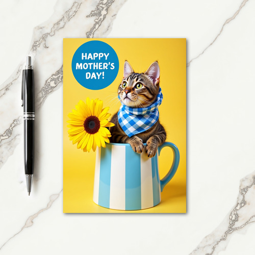 Cute Kitten Mothers Day Card