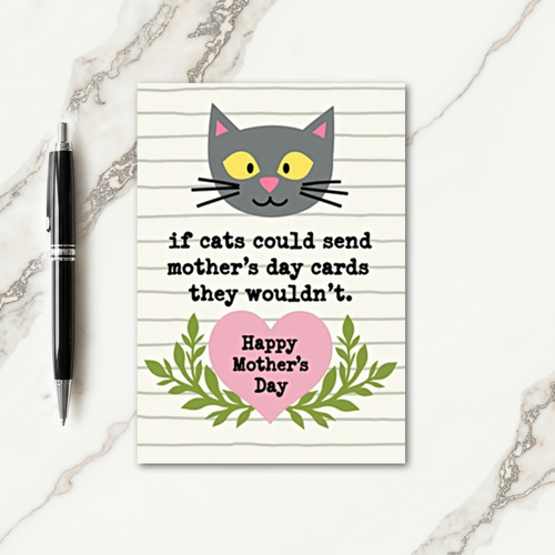 Cute Kitty Mothers Day Card