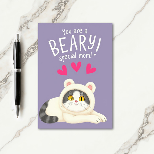 Cute Kitty Mothers Day Love Card