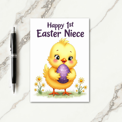 Cute Little Bird Festive Card