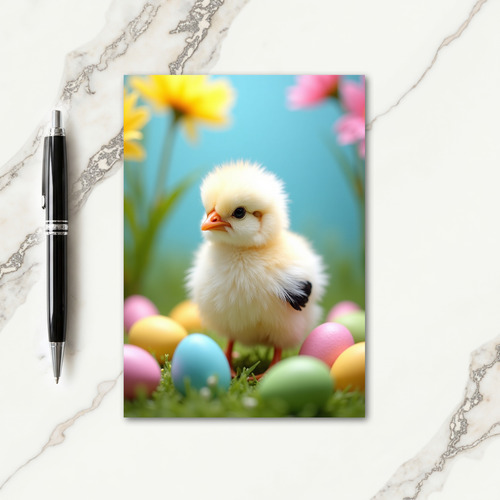 Cute Little Chick Spring Card