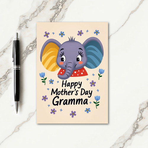 Cute Mothers Day Animal Card