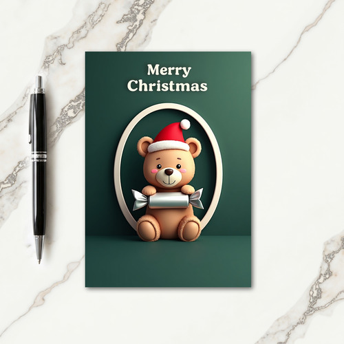 Cute Plush Christmas Card