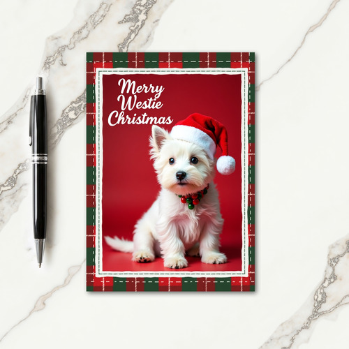 Cute Pup Holiday Card