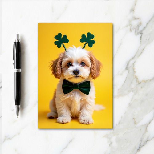 Cute Puppy Celebration Card