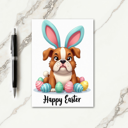 Cute Puppy Holiday Card