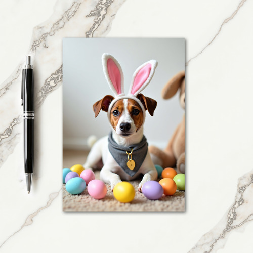 Cute Puppy Holiday Season Card