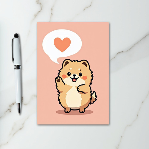 Cute Puppy Love Card