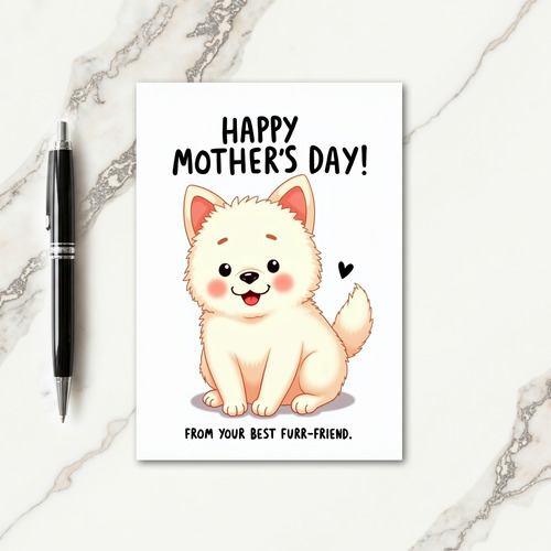 Cute Puppy Love Greeting Card