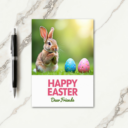 Cute Speckled Egg Holiday Card